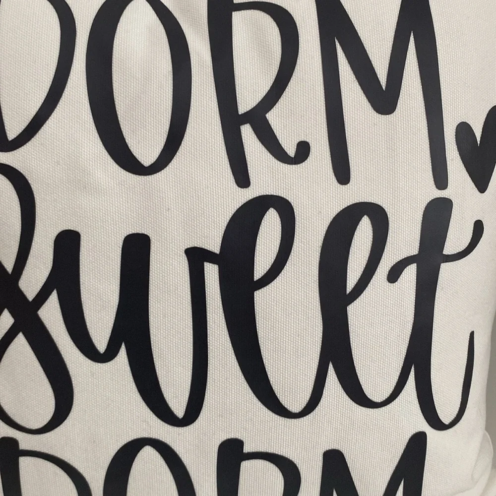 Decorative pillow for dorm room